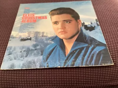 ELVIS PRESLEY-ELVIS' CHRISTMAS ALBUM-RCA VICTOR #LPM 1951-Scarce Long Play Vinly • $34.99