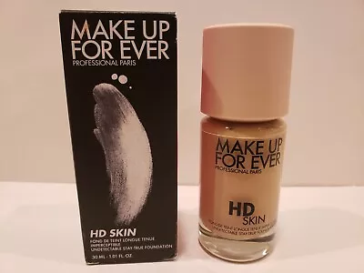 Makeup Forever~HD Undetectable Stay-True Foundation ~ 1N14 Beige ~1.01~NIB • $29.98