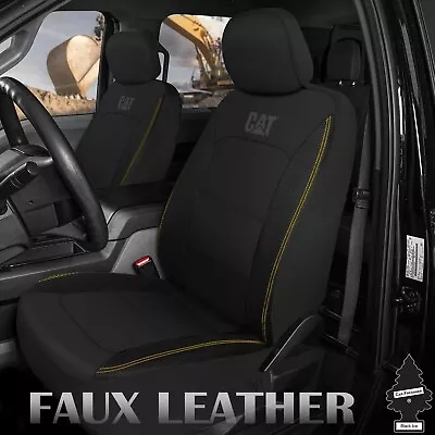 For CHEVY Caterpillar Car Truck Seat Covers For Front Seats Set Faux Leather • $42.29