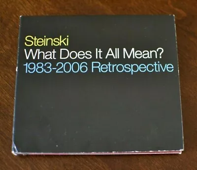 What Does It All Mean? 1983-2006 Retrospective [Digipak] Steinski (2CD Oct-20 • $25.98