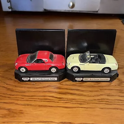 Matchbox 1999 Premier 2000 Ford Thunderbird Convertible Lot Of 2 Free Shipping • $16.99