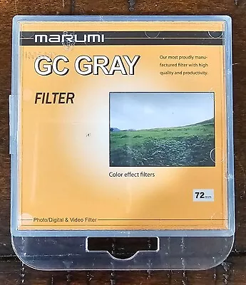 MARUMI GC GRAY GRADUATED GRAD ND 72MM Lens Filter - MADE IN JAPAN • $29