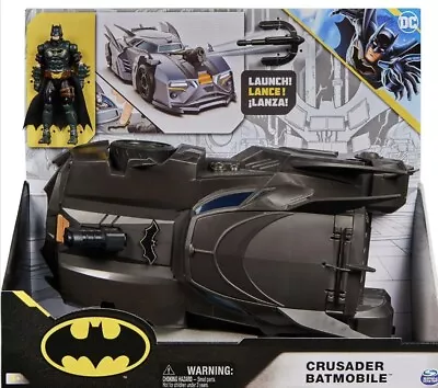 Crusader Batmobile Playset With Exclusive 4-inch Batman Figure 3 Super-Villain • $30