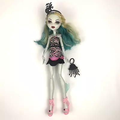 Monster High LAGOONA BLUE Frights Camera Action Black Carpet Doll 2008 Mattel • $18