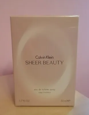 Calvin Klein Sheer Beauty Eau De Toilette For Women Spay 50 Ml Sealed  • £23.51