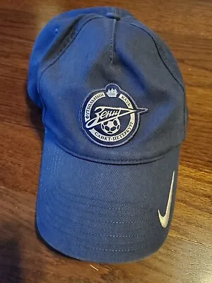 FC Zenit Football Club St Petersburg  Russia Cyrillic Nike Adjustable Cap Hat  • $41.99