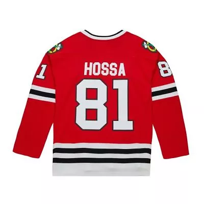 Chicago Blackhawks Marian Hossa #81 Mitchell & Ness 2014/15 NHL Blue Line Jersey • $374.94