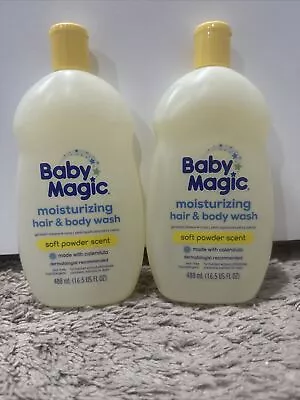 Baby Magic Moisturizing Hair & Body Wash 16.5 Fl Oz (2 Pack) • $17