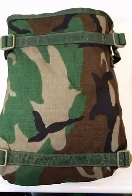 MOLLE II RADIO UTILITY POUCH WOODLAND CAMOUFLAGE US Military  Black Color Buckle • $7.55
