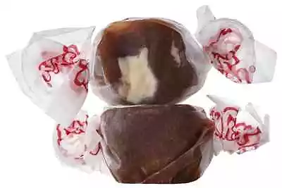 CHOCOLATE MALT Salt Water Taffy Candy  ~ TAFFY TOWN ~ 3 LB BAG  FREE SHIPPING • $30.89