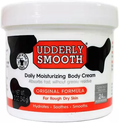 Udderly Smooth 60251X12 Body Cream Skin Moisturizer 12 Oz • $18.37