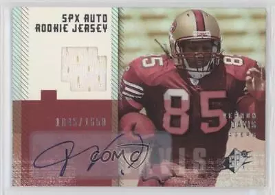 2006 SPx Auto Rookie Jersey /1650 Vernon Davis #189 Rookie Auto RC • $20.38