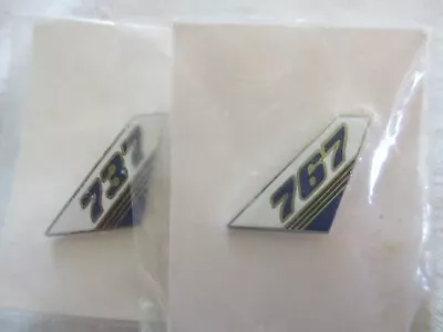 Vintage Boeing 737 And 767 Airplane Number Lapel/hat Pins • $9.99