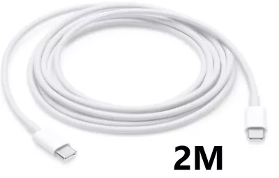 Apple 2M 60W USB C To C Braided IPad/MacBook/iPhone Charger Data Cable UK • $23.94