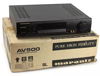 Marantz AV500 AV Dolby Pro-Logic Surround Pre-Amplifier W/Box No Remote USED • $160