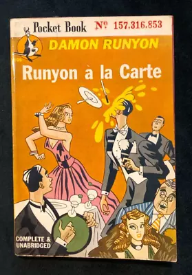 Pocket Book 406 RUNYON A LA CARTE By Damon Runyon 1946 2nd Printing • $12.95