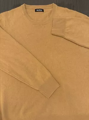 Naadam Mens XL 100% Cashmere Sweater In Rust • $45