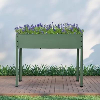 Outdoor Elevated Raised Garden Bed Planter Box W/Legs For Vegetable Herb Flower • $62.99