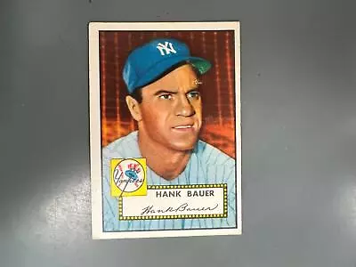 Hank Bauer 1952 Topps Baseball Card #215 VG Condition Yankees A20 • $6.50