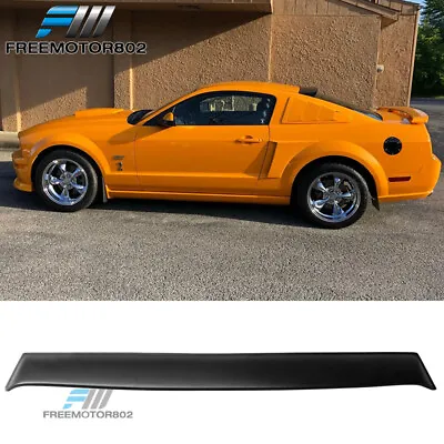 Fits 05-14 Ford Mustang Coupe Rear Window Roof Spoiler Wing Matte Black PP • $55.99