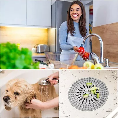 £3.15 • Buy Hair Trap Bath Shower Waste Catcher Stopper Plug Hole Drain Sink Strainer