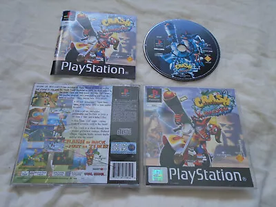 Crash Bandicoot 3 Warped PS1 (COMPLETE) Rare Sony PlayStation Black Label • £19.95