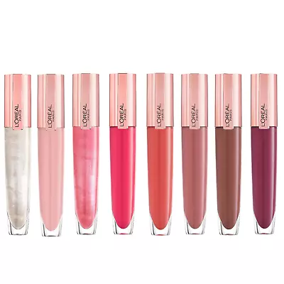 L'OREAL Brilliant Signature Plumping Nourishing Volume Lip Gloss 7ml - Choose • £7.45