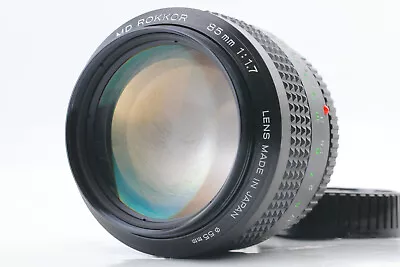  Exc+4  Minolta MC Rokkor 85mm F/1.7 Portrait MF Lens For MC MD From JAPAN • $249.99