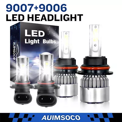 For Ford F-250 F-350 Super Duty 2001-2004 4×LED Headlight Hi / Lo+Fog Lights Kit • $28.99