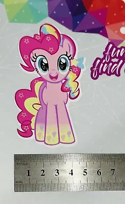 Vinyl Printed Car Vehicle Sticker GraphicCute My Little Pony Pinkie Pie Pop • £1.60