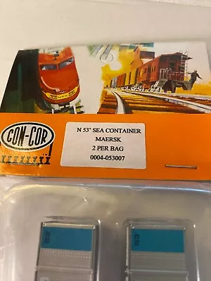 N Scale Maersk 53' Containers • $28.72