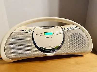 Vintage Sony ZS-Y3 Portable Stereo CD-R/RW Player AM/FM Radio Boombox  Tested • $80