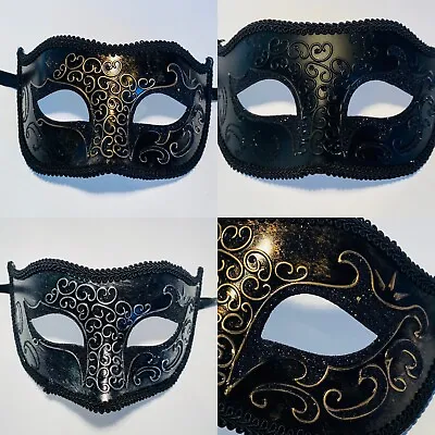 £10.16 • Buy Men's / Ladies Masquerade Fancy Dress Costume Mardis Gras Ball Unisex Eye Mask