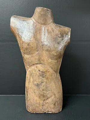 Large Vintage Male Mannequin Papermache Mold - Torso E62 • $650