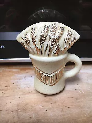 Vintage Ceramic Mug Shape Wheathook Beer Tap Handle Top • $24.99