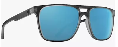 NEW Spy Czar Sunglasses-Matte Black Ice-Happy Gray Green Polarized W/LT Blue Mr • $79.99