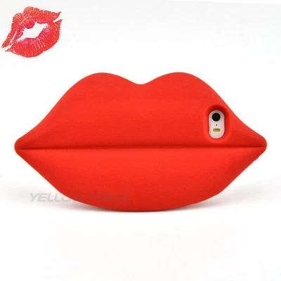 $6.92 • Buy For 5.5  IPhone 6 Plus 3D Cute Sexy Kiss Lips Silicon Case Cover For Her LOVE