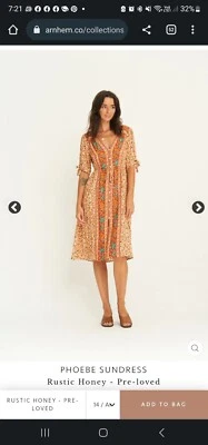 $80 • Buy Arnhem Phoebe Sundress In Rustic Honey - Size 12