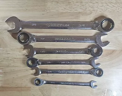 Husky 6-Piece Reversible Ratcheting SAE Combination Wrench Set  • $9.99