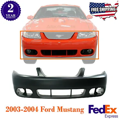 Front Bumper Cover Primed For 2003-2004 Ford Mustang Cobra • $271.74