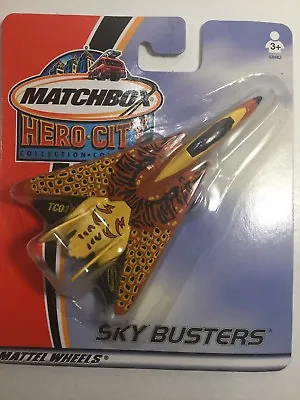 Matchbox Skybusters Hero City Fighter Jet New In Pack • $9.94