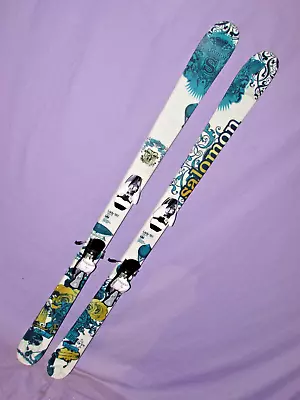 $178 • Buy Salomon LADY Women's All Mtn Twin Tip Skis 161cm With Salomon FF9 Ski Bindings ~
