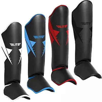 Muay Thai Shin Guards Kickboxing MMA Muay Thai Protective Shin Pad Leg Guards... • $47.87