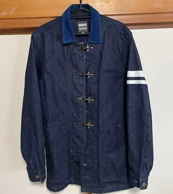 Momotaro Jeans Denim Jacket Coverall Indigo Made In Japan Size 40 • $119