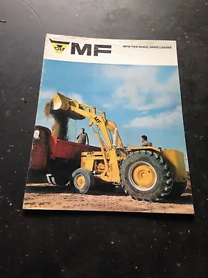 $20 • Buy Vintage Ferguson MF 50 Two Wheel Drive Loader  Tractor Sales Brochure Circa 1975