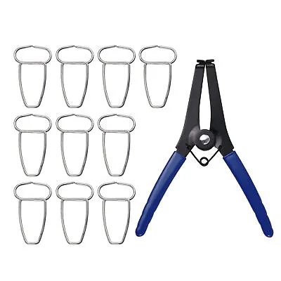 Spring Clamp Pliers With 10 Miter Clamps Woodworking Tool Miter Pliers And F8U6 • £14.43