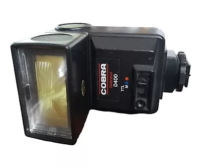 Cobra Dedicated D400 TTL Flashgun Camera Flash - For Olympus Tested Working • £19.99