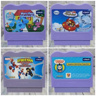 $19.89 • Buy VTech V.Smile Learning Content System Video Game Cartridges Lot Of 4 V Smile