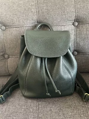 Vintage Coach Sonoma Pebble Leather Backpack Ivy Green 4911 Made In Italy • $129