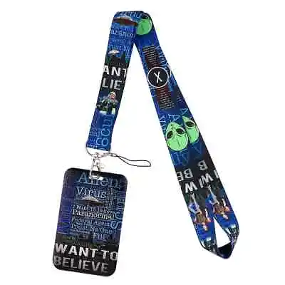 I Want To Believe With ID Badge Holder Lanyard • £9.59